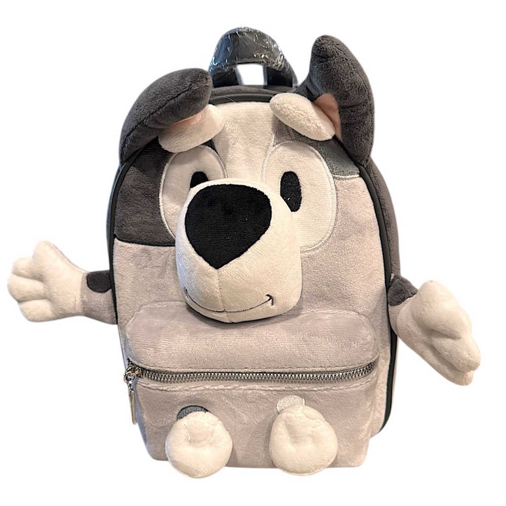 “Muffin” from Bluey Leather and plush back pack